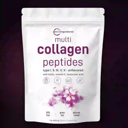 Polvo de péptidos de colágeno múltiple