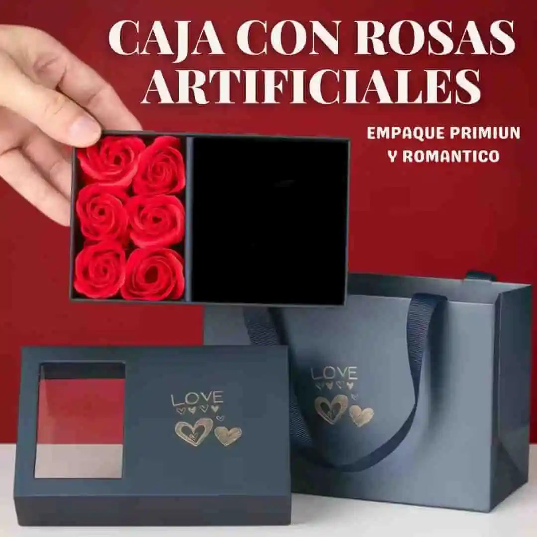 Caja de Rosas de Jabon